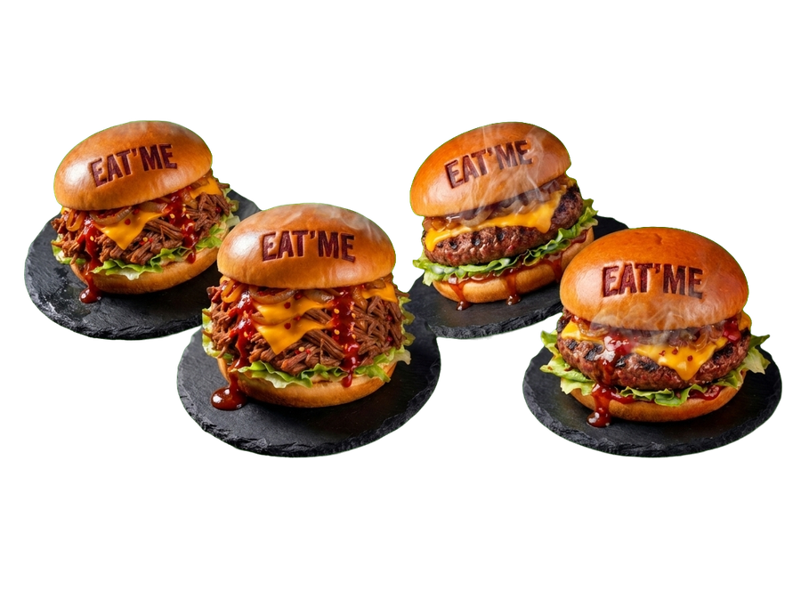 Burgers signature EAT'ME — burger maison pain brioché à Nice